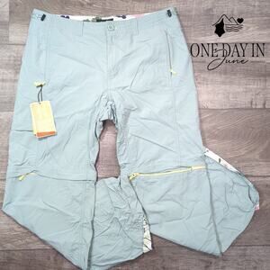 Eddie Bauer Performance Nylon Cargo Converting Pants Size 10